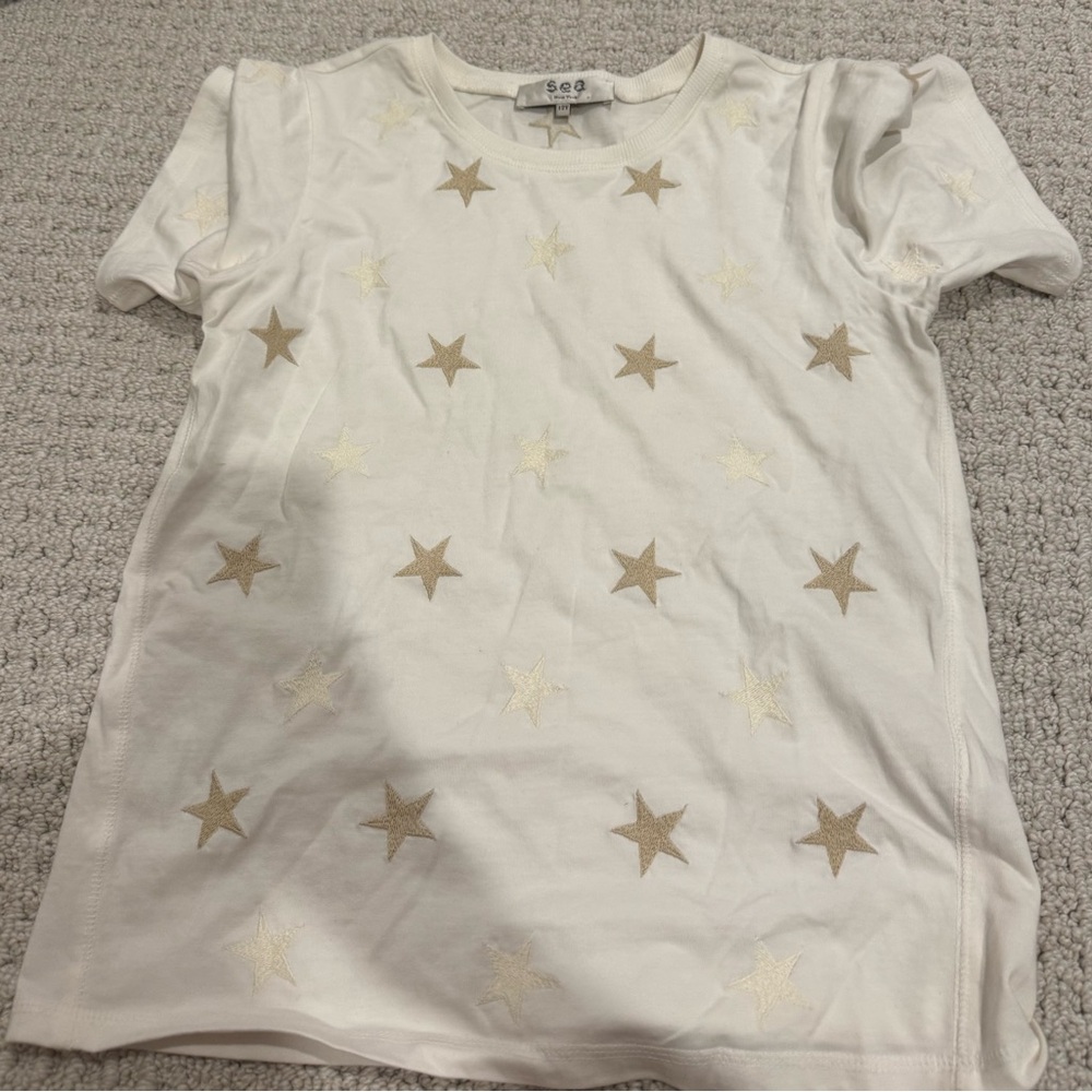 Sea New York Kids Cream Star Tee